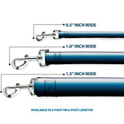 Dog Leash - Transitioning Dots White/Blue/Black