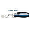Load image into Gallery viewer, Dog Leash - Transitioning Dots White/Blue/Black
