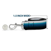 Dog Leash - Transitioning Dots White/Blue/Black