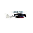 Load image into Gallery viewer, Dog Leash - TEXAS w/Star Black/White/Blue/Red
