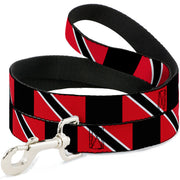 Dog Leash - Trinidad & Tobago Flags/Black Block