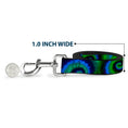 Load image into Gallery viewer, Dog Leash - Tie Dye Swirl Green/Blue/Purple
