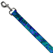 Dog Leash - Tie Dye Green/Blue/Purple