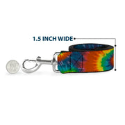 Dog Leash - Tie Dye Swirl Multi Color