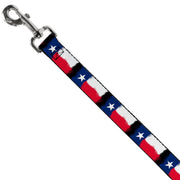 Dog Leash - Texas Flag Painting