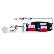 Dog Leash - Texas Flag Painting