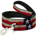 Load image into Gallery viewer, Dog Leash - Texas Flag CLOSE-UP Distressed Painting
