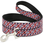 Dog Leash - United Kingdom Flags Diagonal