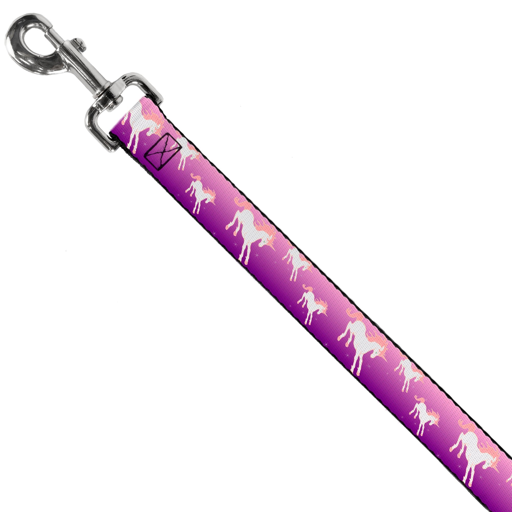 Dog Leash - Unicorn Sparkles Purple/Pink