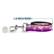 Dog Leash - Unicorn Sparkles Purple/Pink