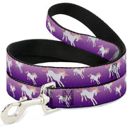 Dog Leash - Unicorn Sparkles Purple/Pink