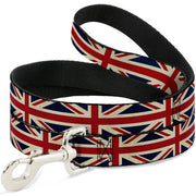 Dog Leash - Vintage United Kingdom Flags