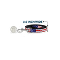 Load image into Gallery viewer, Dog Leash - United States Flags CLOSE-UP Weathered
