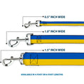 Load image into Gallery viewer, Dog Leash - Ukraine Flag Continuous
