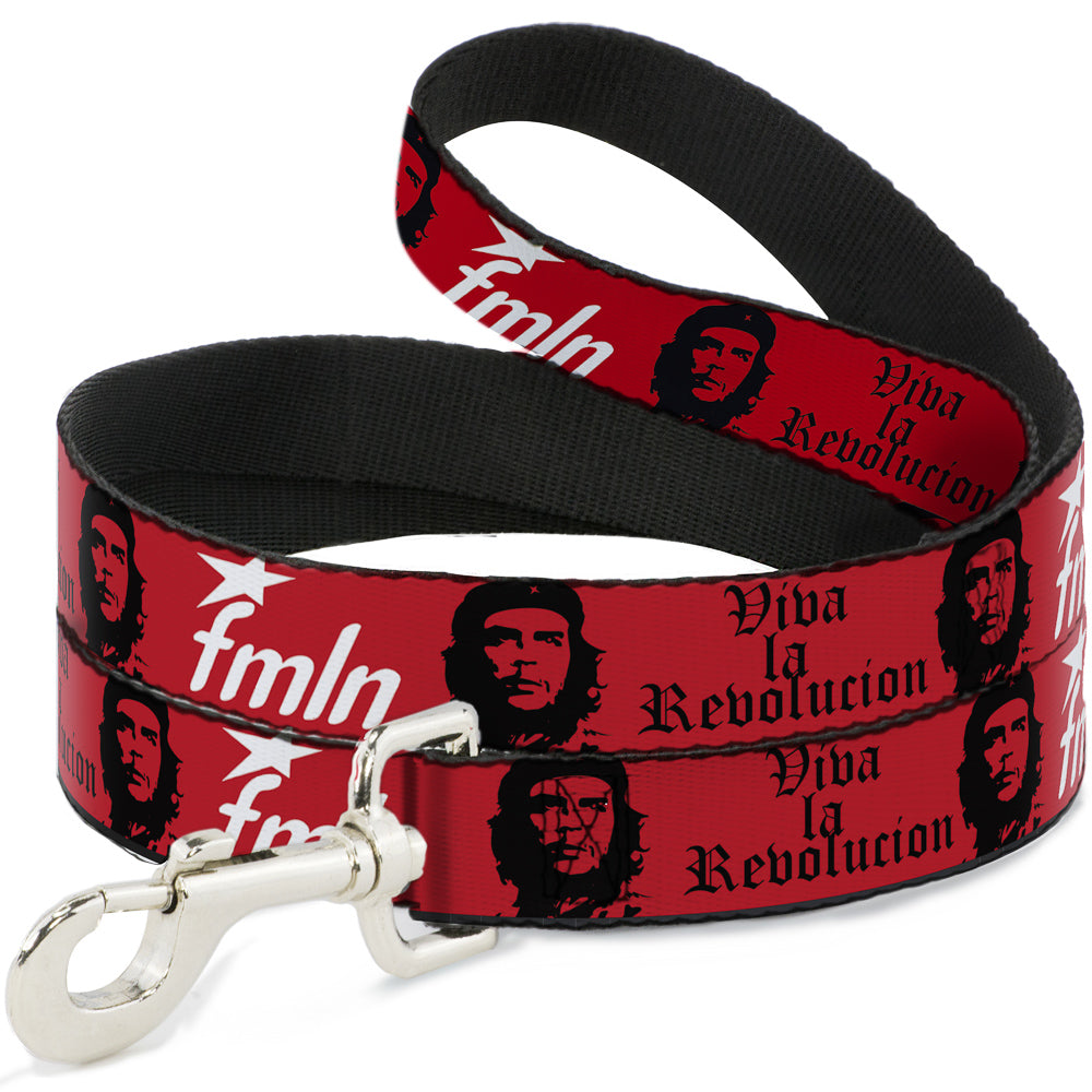 Dog Leash - VIVA LA REVOLUCION Che w/fmln Red