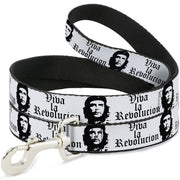 Dog Leash - VIVA LA REVOLUCION Che White/Black