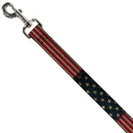 Dog Leash - Vintage US Flag Stretch