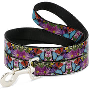 Dog Leash - Vivid Butterfly Garden