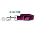 Load image into Gallery viewer, Dog Leash - Vivid Floral Collage Pinks
