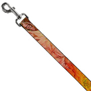 Dog Leash - Vivid Floral Collage Orange-Pinks