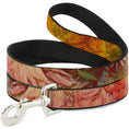 Load image into Gallery viewer, Dog Leash - Vivid Floral Collage Orange-Pinks
