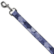 Dog Leash - Vivid Floral Collage2 Blues