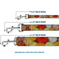 Load image into Gallery viewer, Dog Leash - Vivid Floral Collage2 Yellows/Pinks/Oranges
