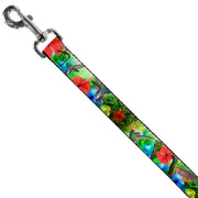 Dog Leash - Vivid Hummingbird Garden