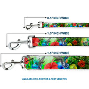 Dog Leash - Vivid Hummingbird Garden