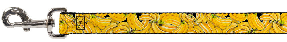 Dog Leash - Vivid Banana Bunches Stacked
