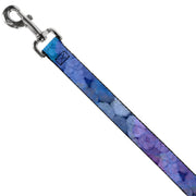 Dog Leash - Vivid Floral Collage3 Blues/Purples