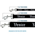 Load image into Gallery viewer, Dog Leash - VENICE Old English Black/White

