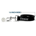 Load image into Gallery viewer, Dog Leash - VENICE Old English Black/White

