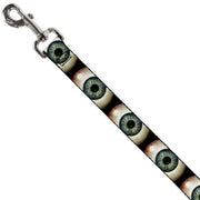 Dog Leash - Vivid Blue Eyeball Black