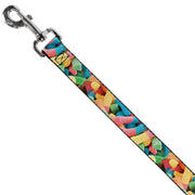 Dog Leash - Vivid Sour Worms Stacked