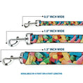 Load image into Gallery viewer, Dog Leash - Vivid Sour Worms Stacked
