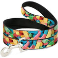 Load image into Gallery viewer, Dog Leash - Vivid Sour Worms Stacked
