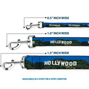 Dog Leash - Vivid HOLLYWOOD Sign