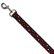 Dog Leash - Vinyl Records Red/Black/Gray/White