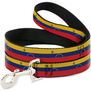 Dog Leash - Venezuela Flag Continious Repeat