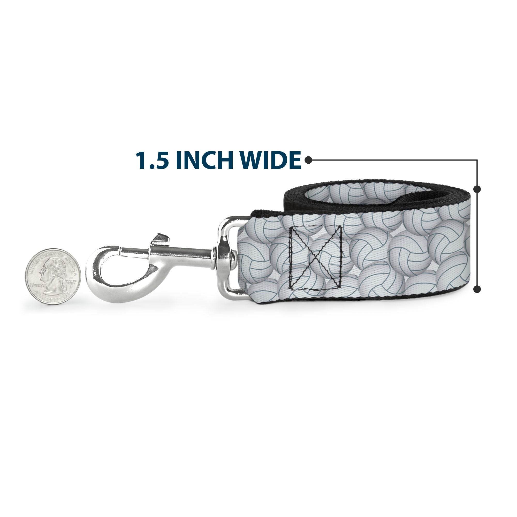 Dog Leash - Volleyballs Stacked