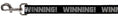 Load image into Gallery viewer, Dog Leash - WINNING! Black/Gray
