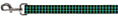 Load image into Gallery viewer, Dog Leash - Wire Grid Black/Turquoise/Yellow
