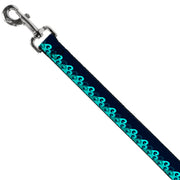 Dog Leash - Waves Navy/Blue Shades