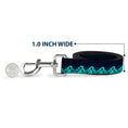 Load image into Gallery viewer, Dog Leash - Waves Navy/Blue Shades
