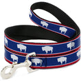 Load image into Gallery viewer, Dog Leash - Wyoming Flags Bison Silhouette
