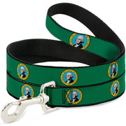 Dog Leash - Washington Flag