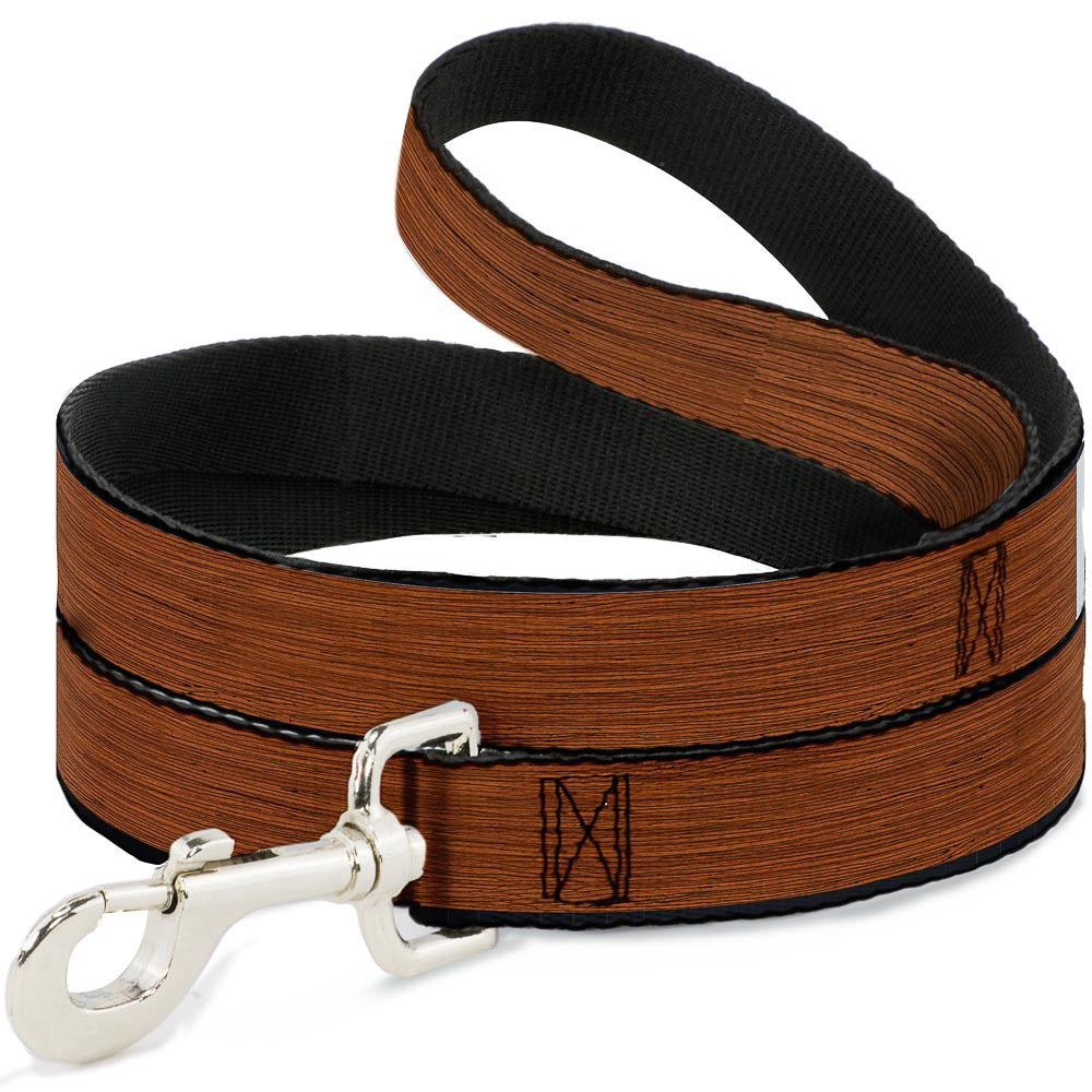 Dog Leash - Wood Grain2 Horizontal Reddish Brown