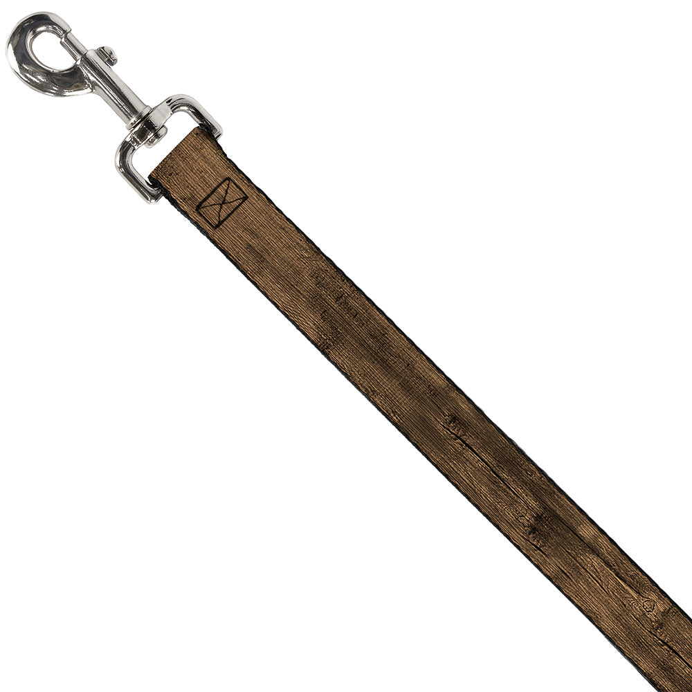 Dog Leash - Wood Grain3 Horizontal Brown