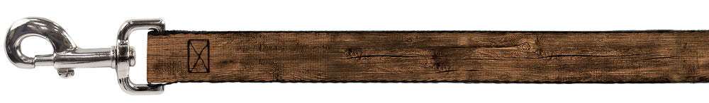 Dog Leash - Wood Grain3 Horizontal Brown